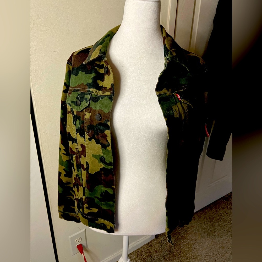 Boys Fatigue Levi Jean Jacket Size Large (14-16)